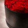 red preserved rose box, luxury gift, ready to gift