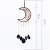 Dark Night Dream Catcher with Healing Agate