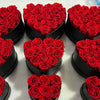 Luxury Large Heart Shaped Preserved Roses Box - 20 Red Roses