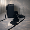 luxury black rose gift set, no wrapping needed, ready to gift
