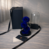 gift ready preserved roses glass dome in luxury box, ribbon and card included