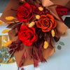 Four Seasons Preserved Roses Bouquet – Warm Rustic Elegance
