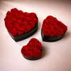 Crimson Heart Rose Box - Forever Roses Box