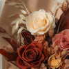 preserved rose center detail, tight bloom, high quality flower