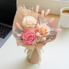 Four Seasons Preserved Roses Bouquet – Soft Romantic Tones