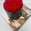 Luxury Medium Preserved Rose Box - 18 Red Roses