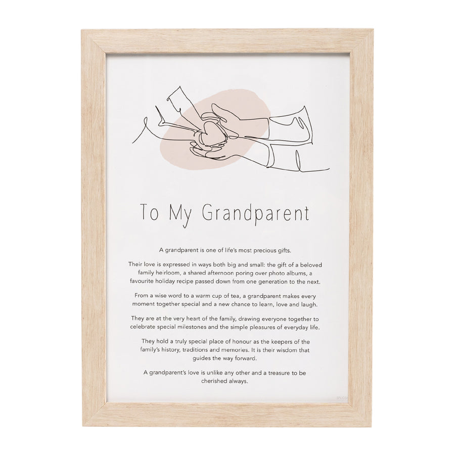 Gift of Words-To my Grandparent