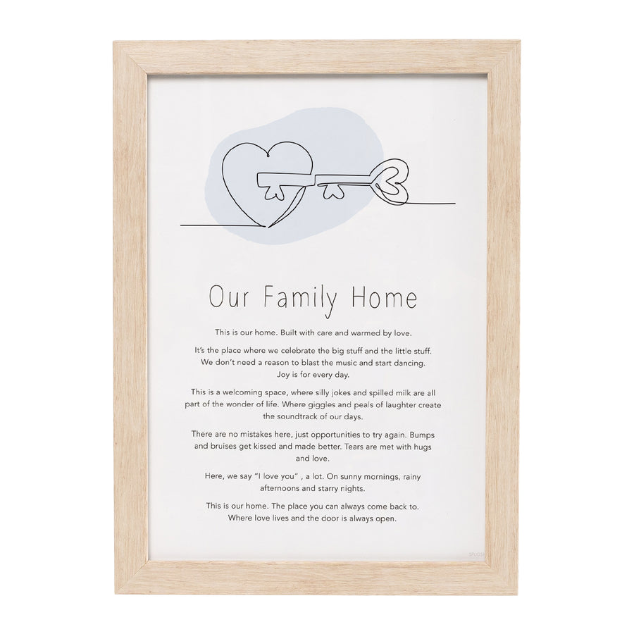 Gift of Words-Our Family Home