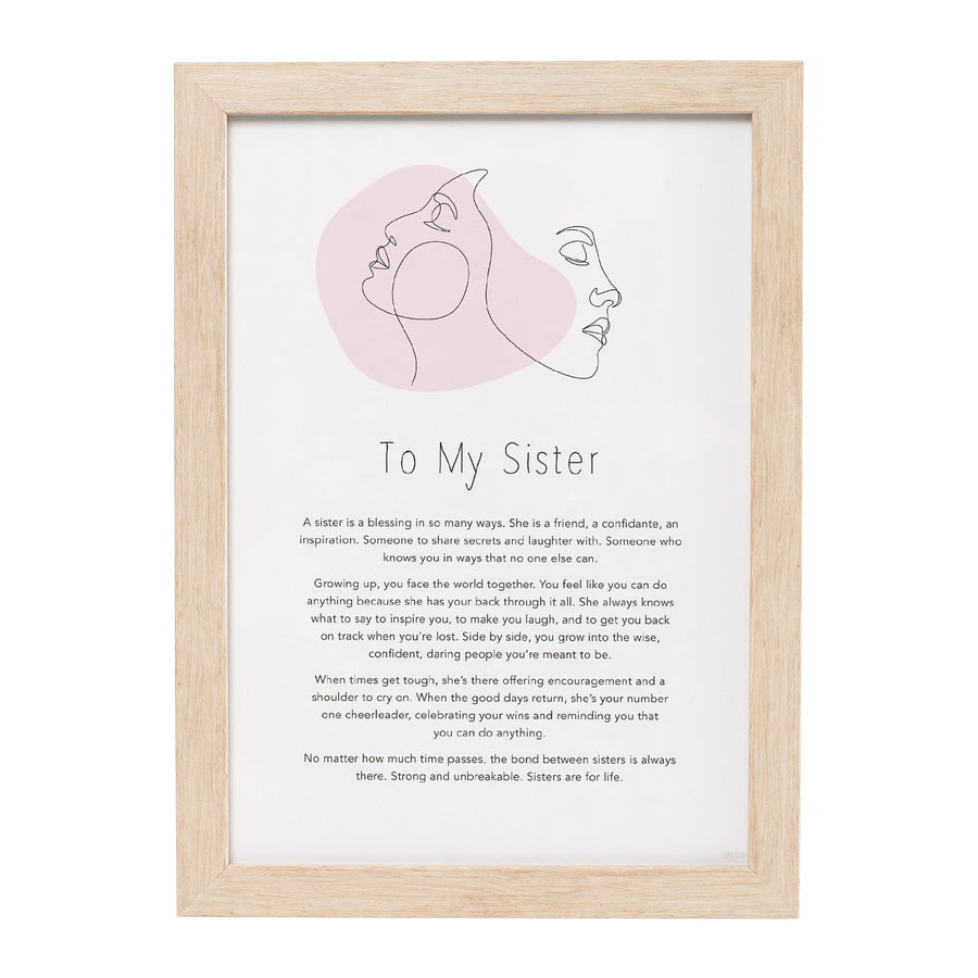 Gift of Words-To My Sister