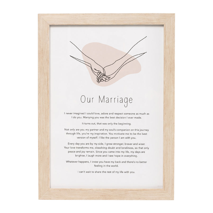 Gift of Words-Our Marriage