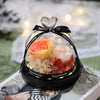 Preserved Flower - Orange&White Roses