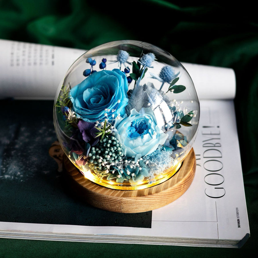 Preserved Flower - Blue Roses