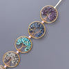 7 Tree of Life Rings Nature Stone Dream Catcher