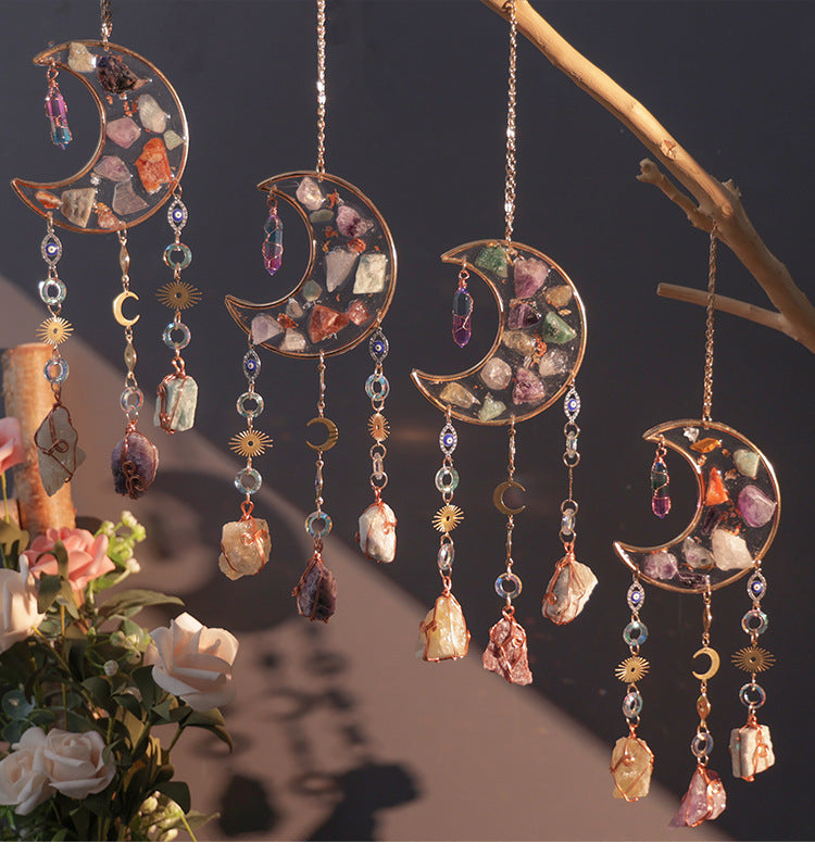 Colorful Resin Nature Stone Sun Catcher