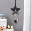 Black Crystal Star Shape Dream Catcher with Healing Agate