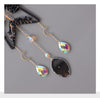Black Crystal Star Shape Dream Catcher with Healing Agate