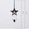 Black Crystal Star Shape Dream Catcher with Healing Agate
