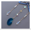 Blue Crystal Star Shape Dream Catcher with Healing Agate