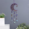 Purple Crystal Dream Catcher with 9 Healing Agate