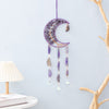 Purple Crystal Dream Catcher with 9 Healing Agate