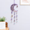 Purple Crystal Dream Catcher with 9 Healing Agate