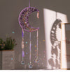 Purple Crystal Dream Catcher with 9 Healing Agate