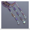 Purple Crystal Dream Catcher with 9 Healing Agate