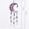 Purple Crystal Dream Catcher with 9 Healing Agate