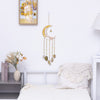 Golden Color Moon Shape Dream Catcher with Healing Agate
