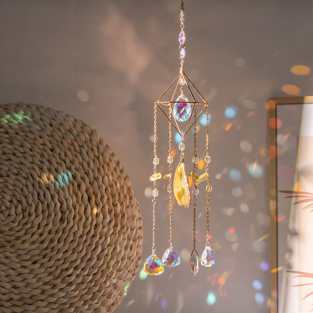 Twilight Sun Catcher with Healing Agate