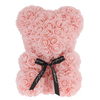 Pink Rose Bear with Bow-40cm