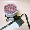 Preserved Roses Leather Style Bouquet – 9 Roses – Blush Pink