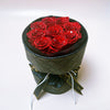 Preserved Roses Leather Style Bouquet – 9 Roses – Classic Red