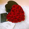 Preserved Roses Box – Heart Shape – Red – 20 Roses