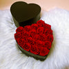 Preserved Roses Box – Heart Shape – Red – 20 Roses