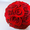 Preserved Roses Box - Round Dome - Red - 24 Roses