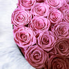 Preserved Roses Box – Round – Pink –  26 Roses