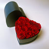 Preserved Roses Box – Heart Shape – Red – 13 Roses