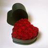 Preserved Roses Box – Heart Shape – Red – 20 Roses