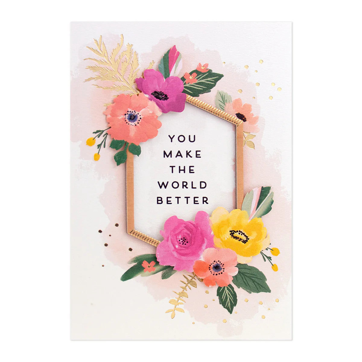 Hallmark Signature Greeting Card - You Make The World Better