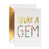 Hallmark Signature Greeting Card - You're A Gem