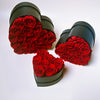Preserved Roses Box – Heart Shape – Red – 7 Roses