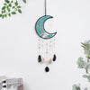 Turquoise Moon Shape Dream Catcher with Healing Agate