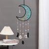 Turquoise Moon Shape Dream Catcher with Healing Agate