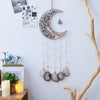 Butterfly Moon Shape Dream Catcher with Healing Agate