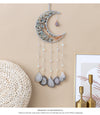 Butterfly Moon Shape Dream Catcher with Healing Agate