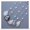 Butterfly Moon Shape Dream Catcher with Healing Agate