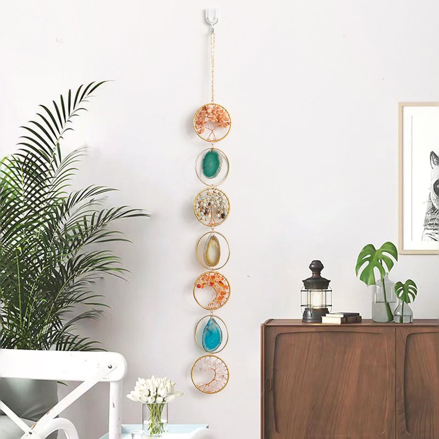 Agate and Tree of life in 7 Rings