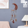 Red Bright Moon Shape Dream Catcher with Healing Agate