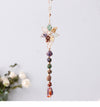 Lotus Colourful Nature Stones Hanging Decoration